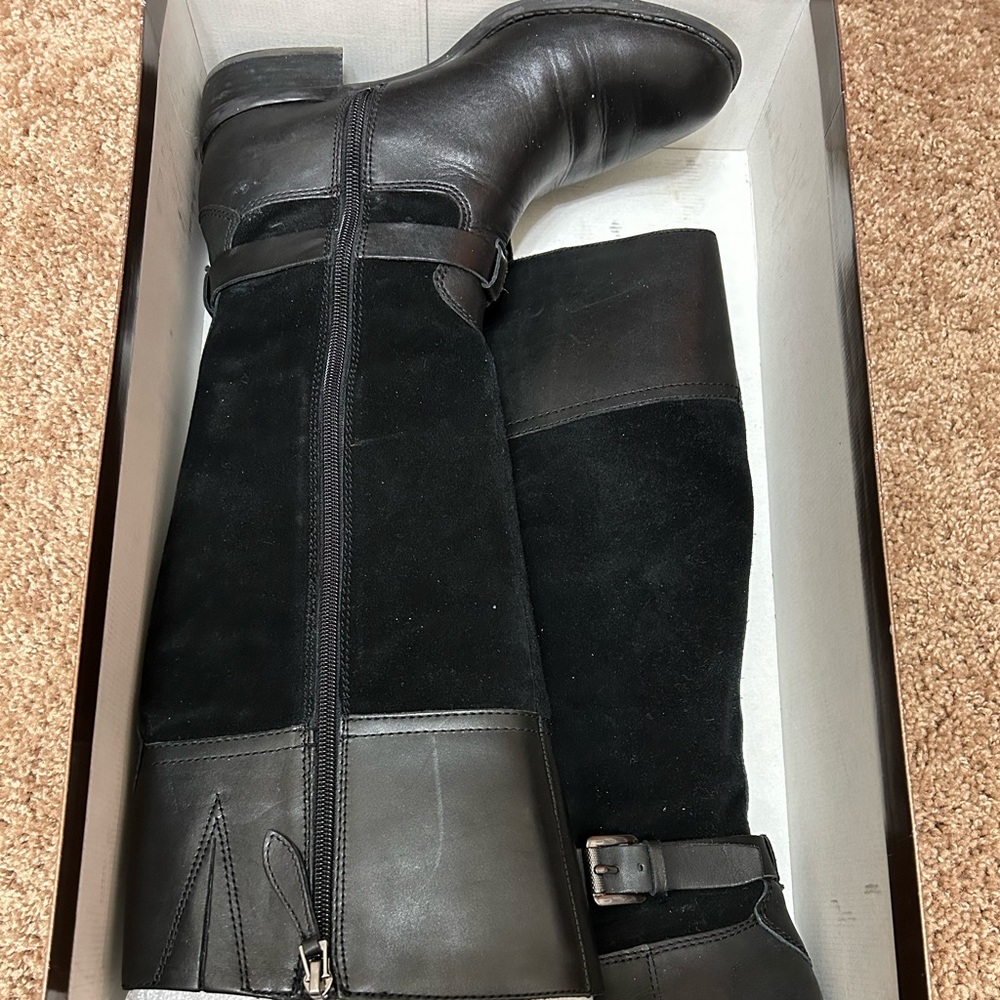 Franco sarto women boots black size 7